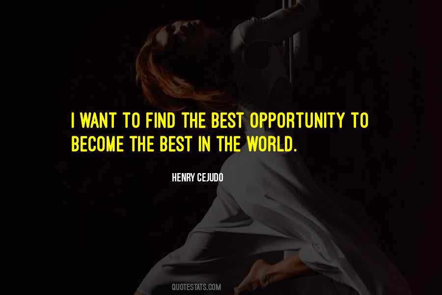 Find Opportunity Quotes #891609