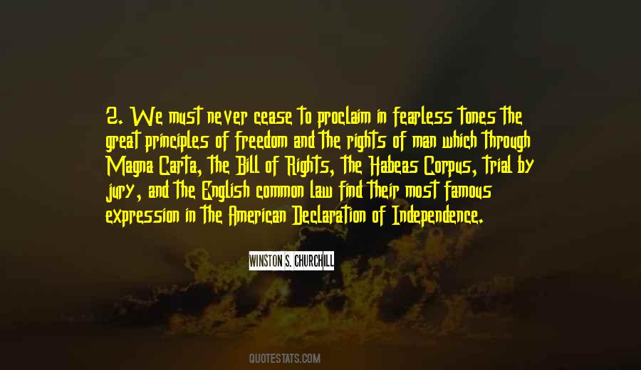 Famous Declaration Quotes #1509766