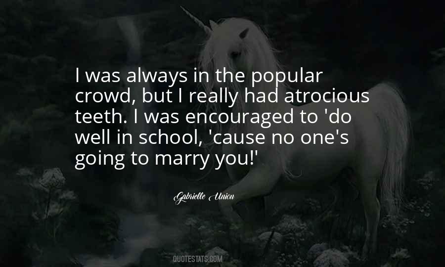 Marry Well Quotes #38511