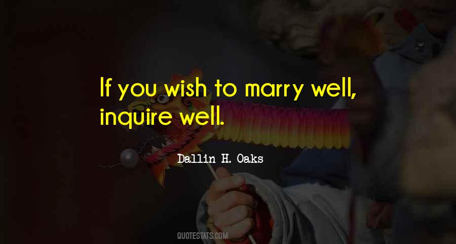 Marry Well Quotes #813500