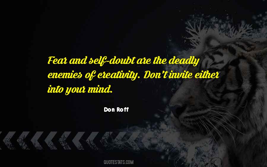 Fear Creativity Quotes #1570671