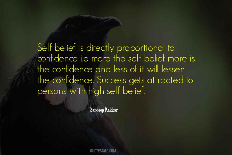High Self Confidence Quotes #940620