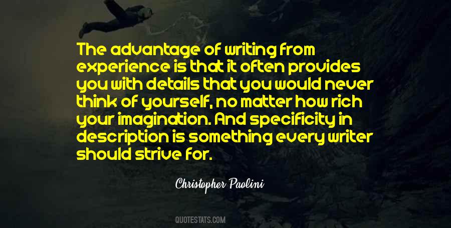 Rich Experience Quotes #1023285