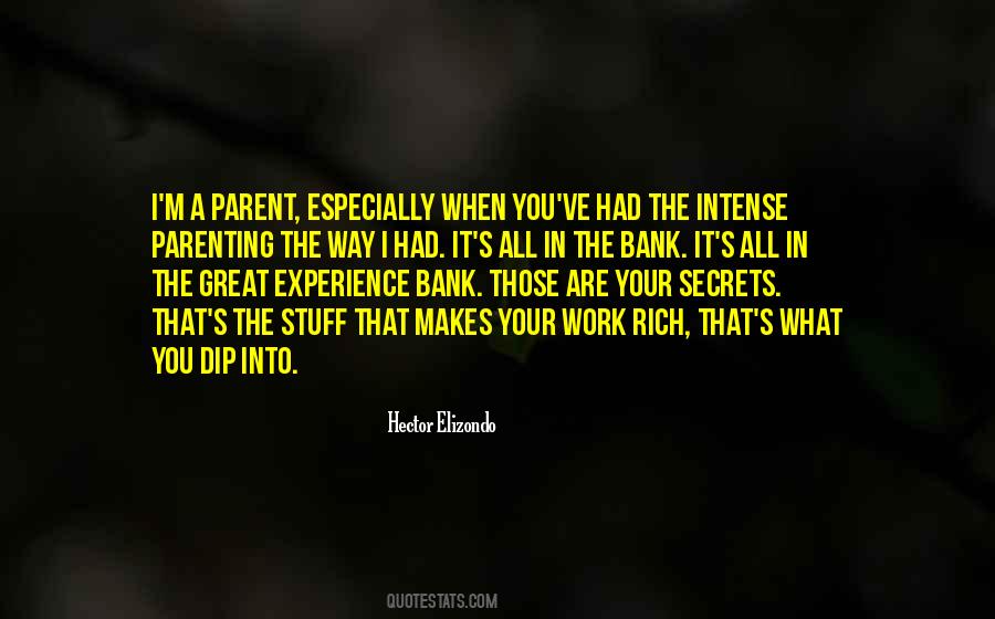 Rich Experience Quotes #1205115