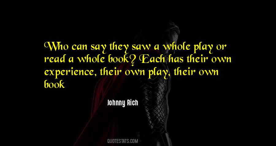Rich Experience Quotes #1823633