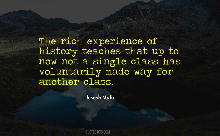 Rich Experience Quotes #564343