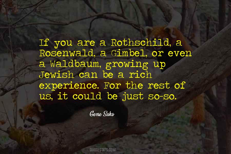 Rich Experience Quotes #572071