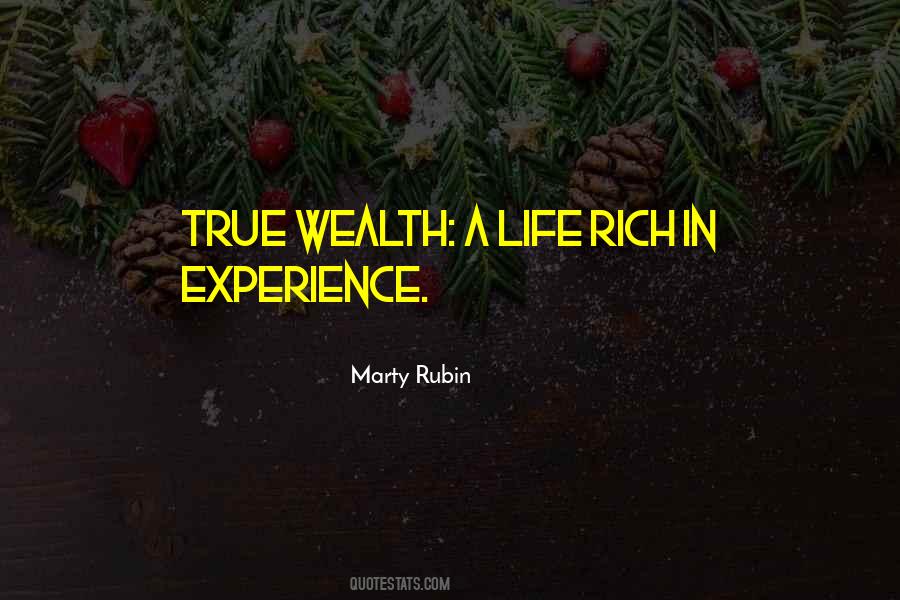 Rich Experience Quotes #613403