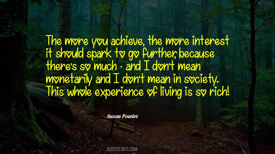 Rich Experience Quotes #671955