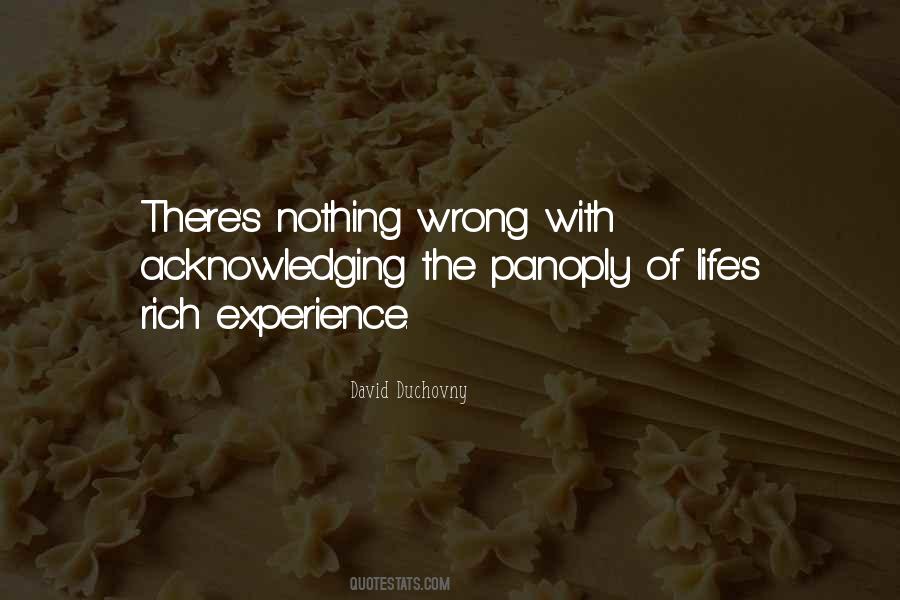 Rich Experience Quotes #819178