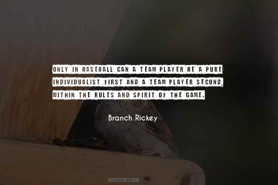 Spirit Of The Game Quotes #1589436