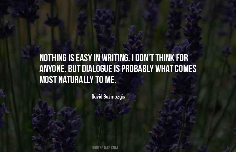 Writing Is Easy Quotes #1530672