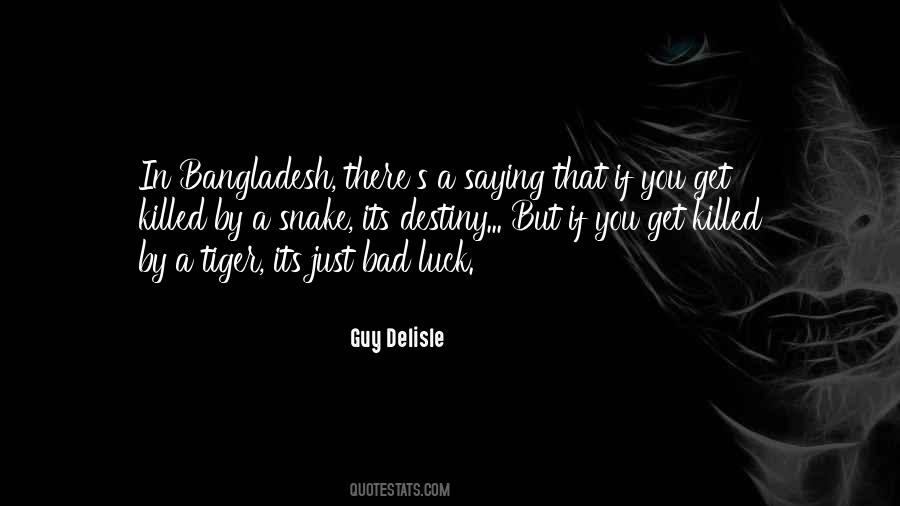 Quotes About A Bad Luck #585884