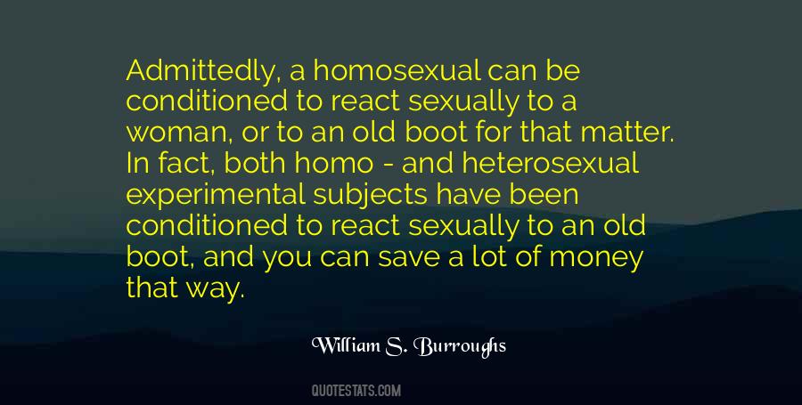 Quotes About Homosexual #324517