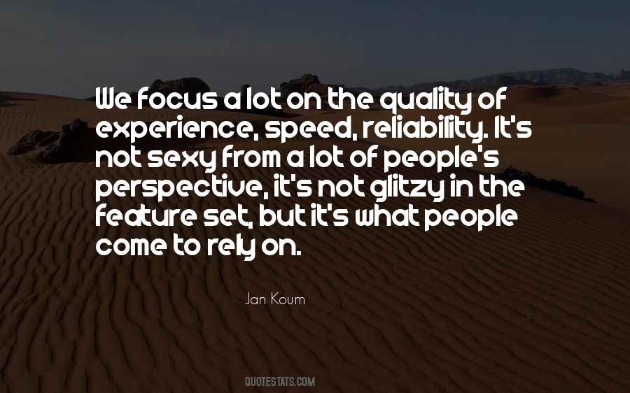 Speed And Focus Quotes #1060284