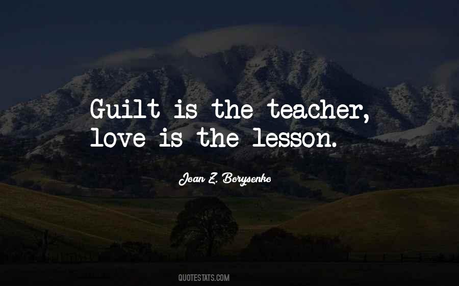 Lesson Love Quotes #1235226