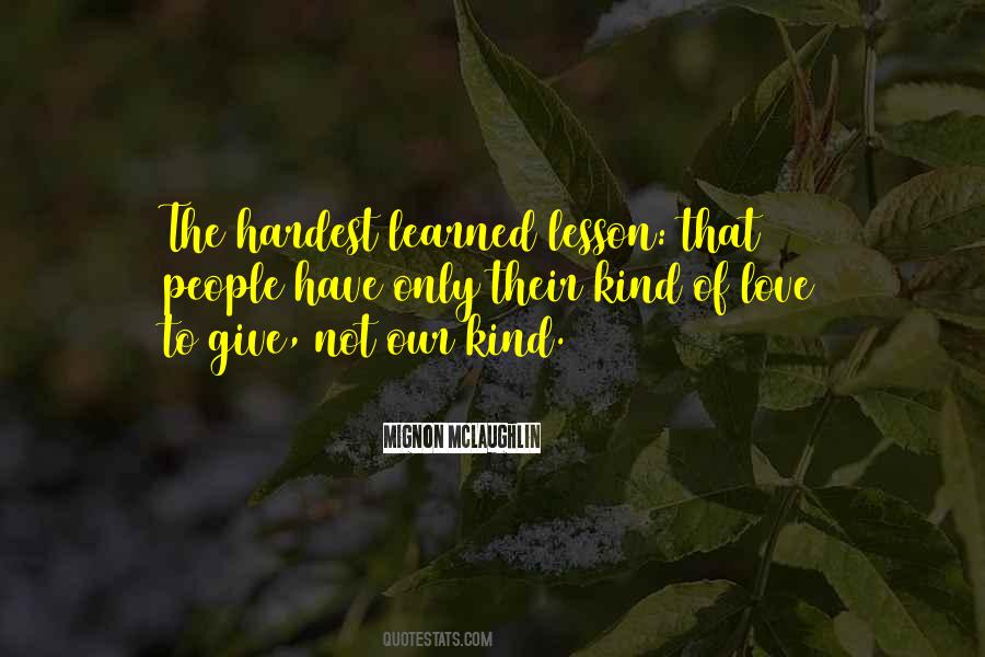 Lesson Love Quotes #543271