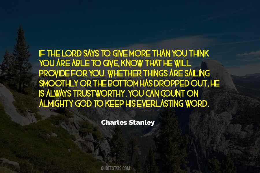 Count On God Quotes #1600840