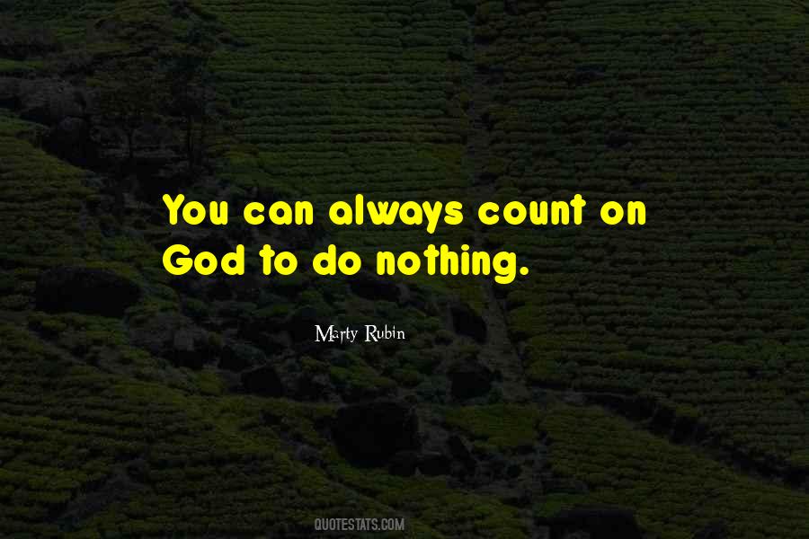 Count On God Quotes #69792