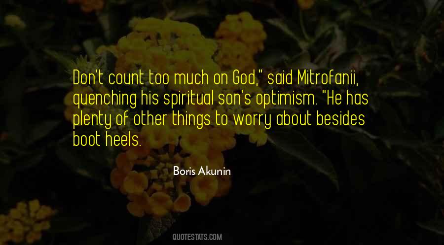 Count On God Quotes #948228