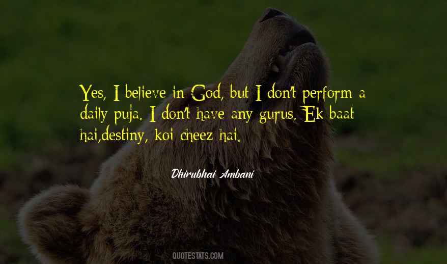 Believe Destiny Quotes #17295