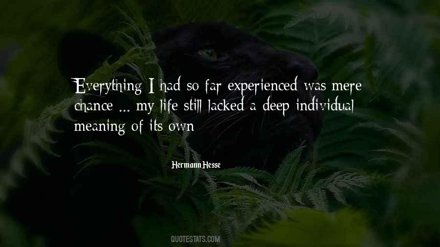 Meaning Deep Quotes #279167