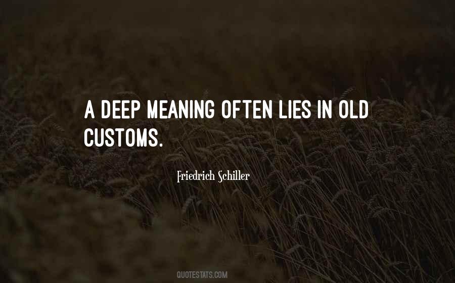 Meaning Deep Quotes #288747