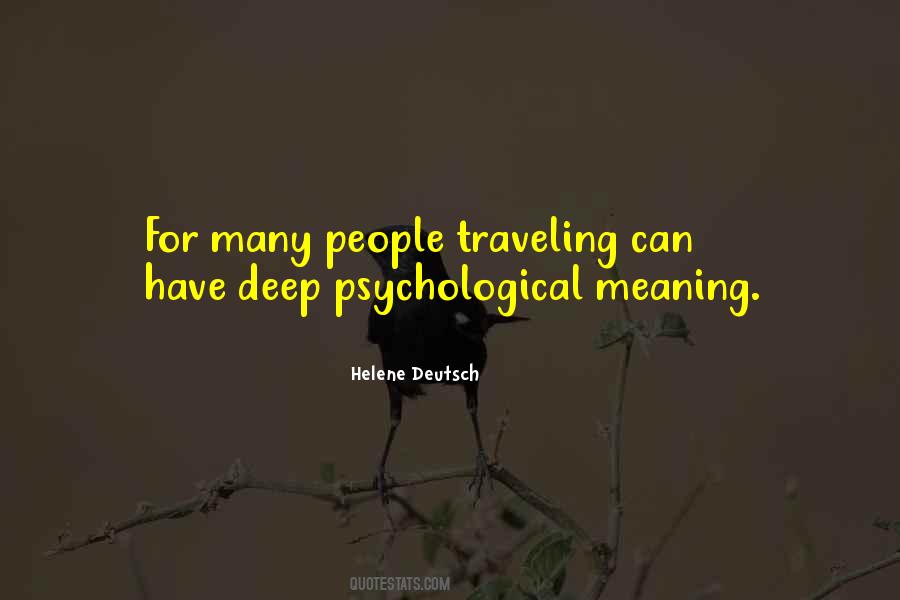 Meaning Deep Quotes #881276