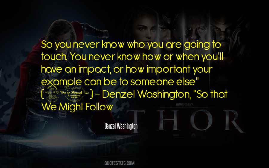 To Be An Example Quotes #1096740