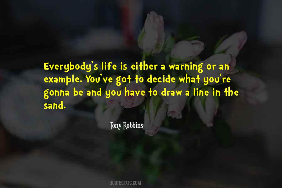 To Be An Example Quotes #1218132