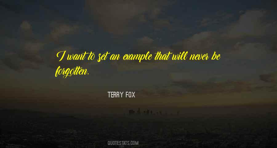 To Be An Example Quotes #16138