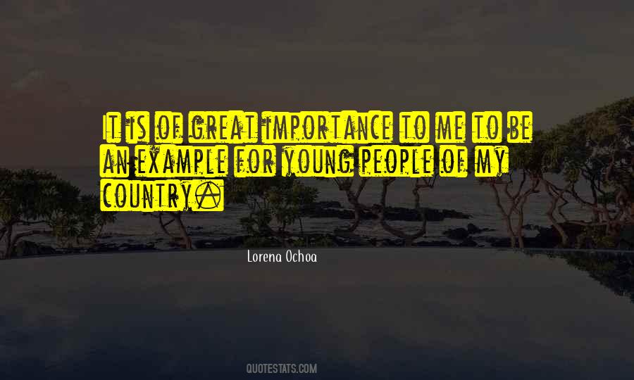 To Be An Example Quotes #165718