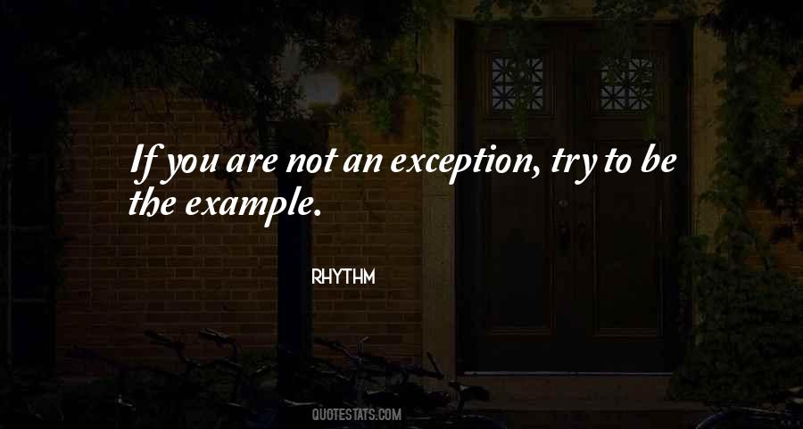 To Be An Example Quotes #363675