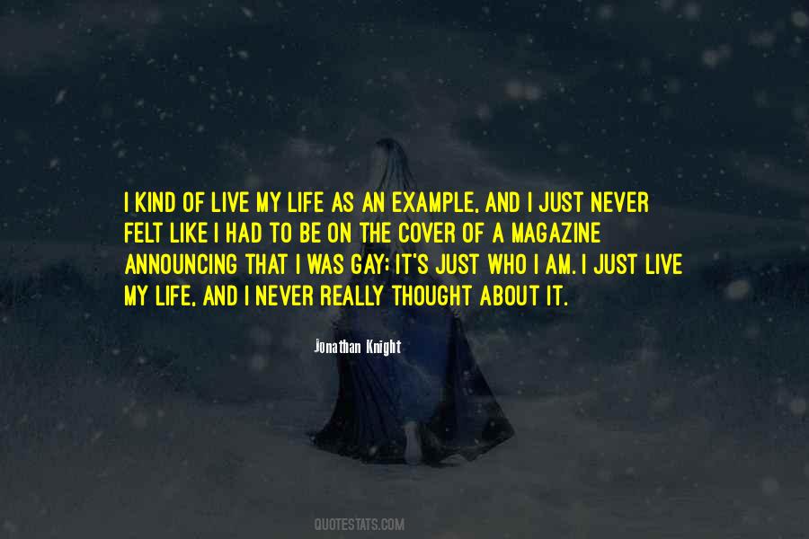 To Be An Example Quotes #626324