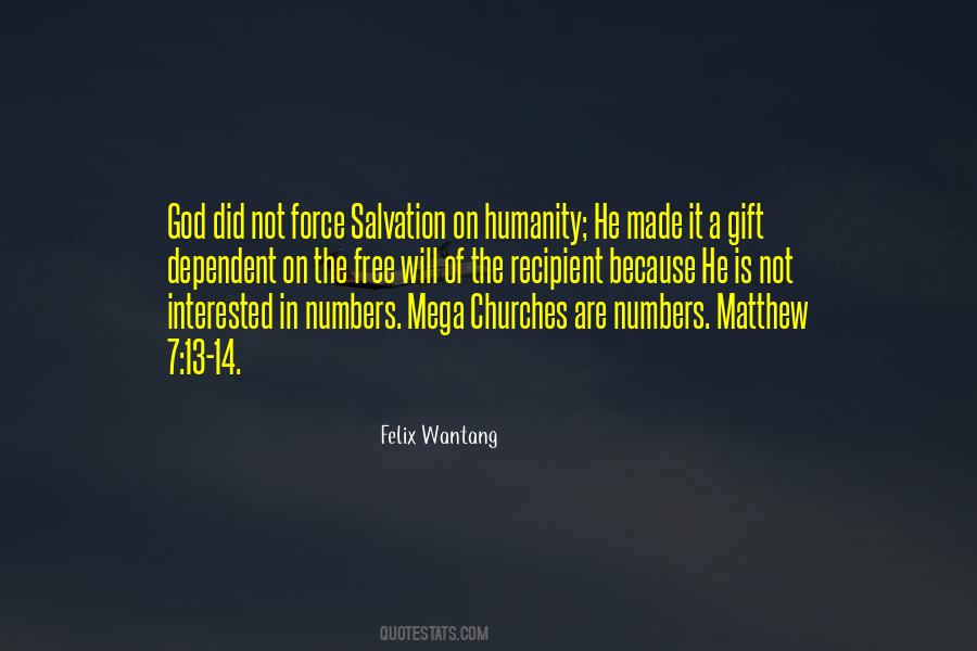 Salvation Is Free Quotes #1400458