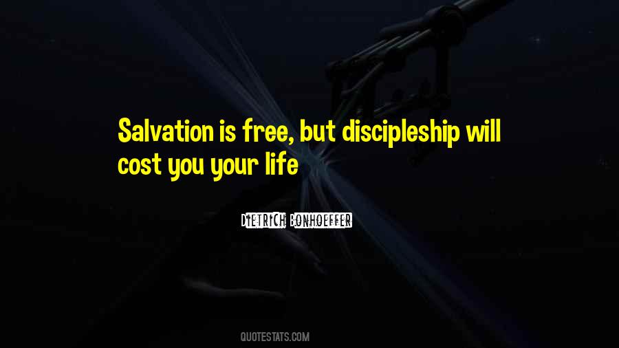 Salvation Is Free Quotes #141914