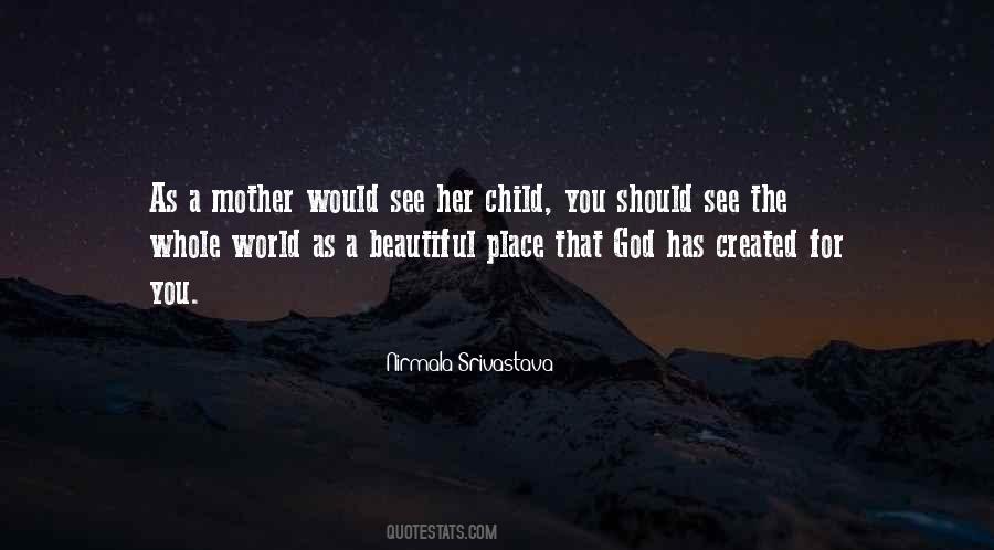 Beautiful Mother Child Quotes #1835818