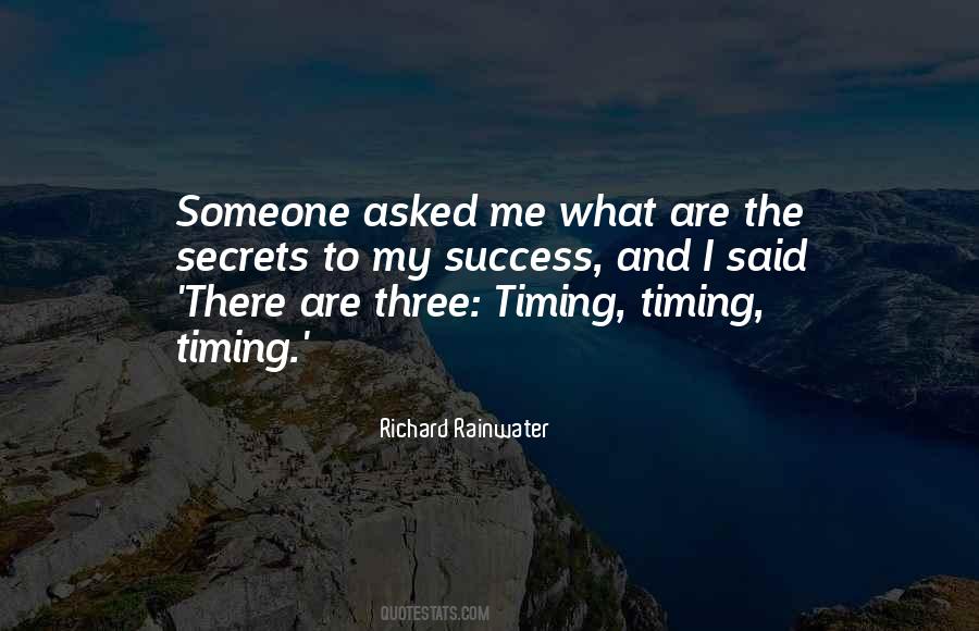 Timing Success Quotes #847607