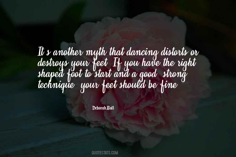 Strong Feet Quotes #757000