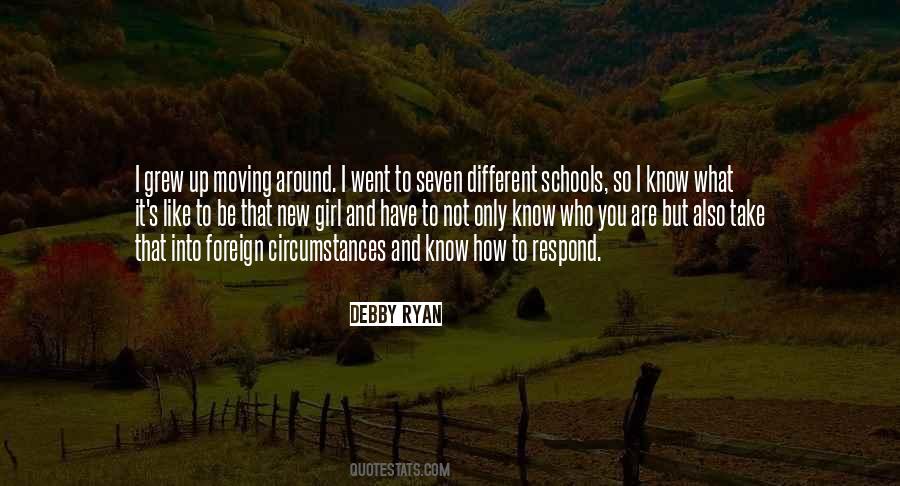 Quotes About Moving Different #297630