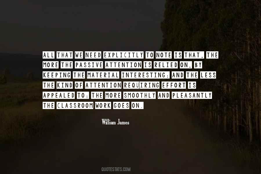 Quotes About Less Effort #580771