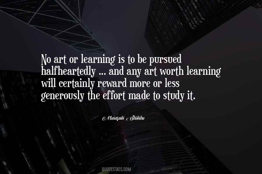 Quotes About Less Effort #630379