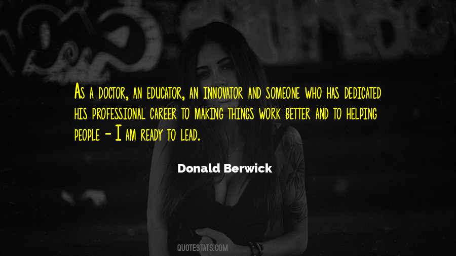 Doctor Career Quotes #215823