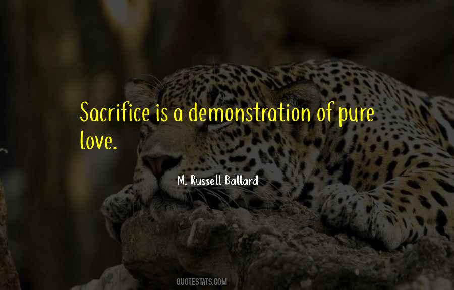 Love Is Sacrifice Quotes #1495457