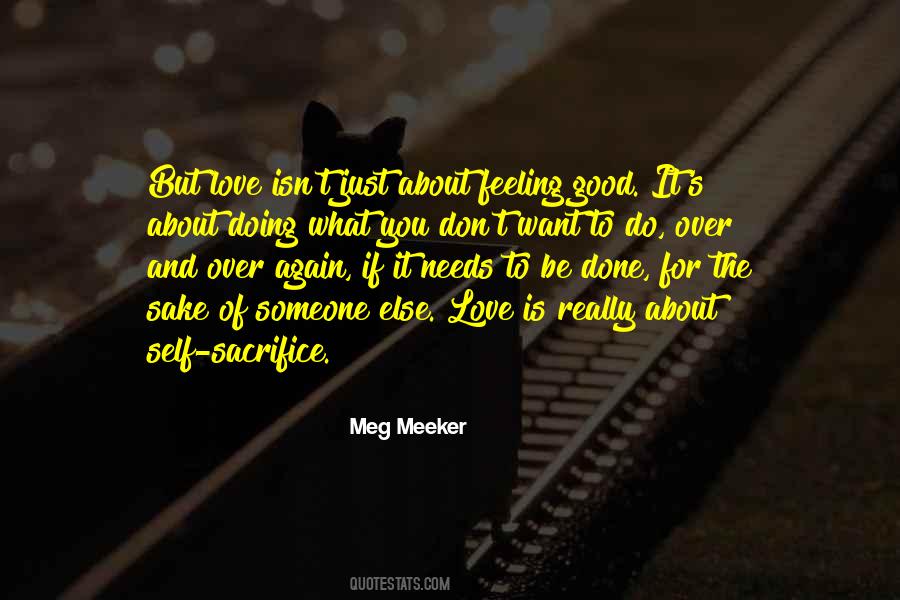 Love Is Sacrifice Quotes #1697047