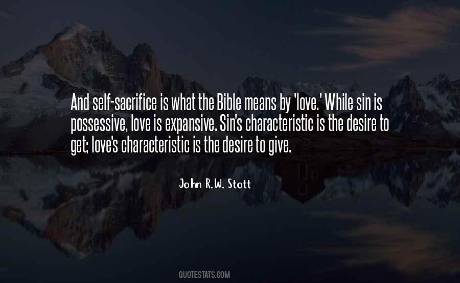 Love Is Sacrifice Quotes #34060
