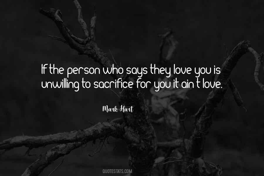 Love Is Sacrifice Quotes #457304