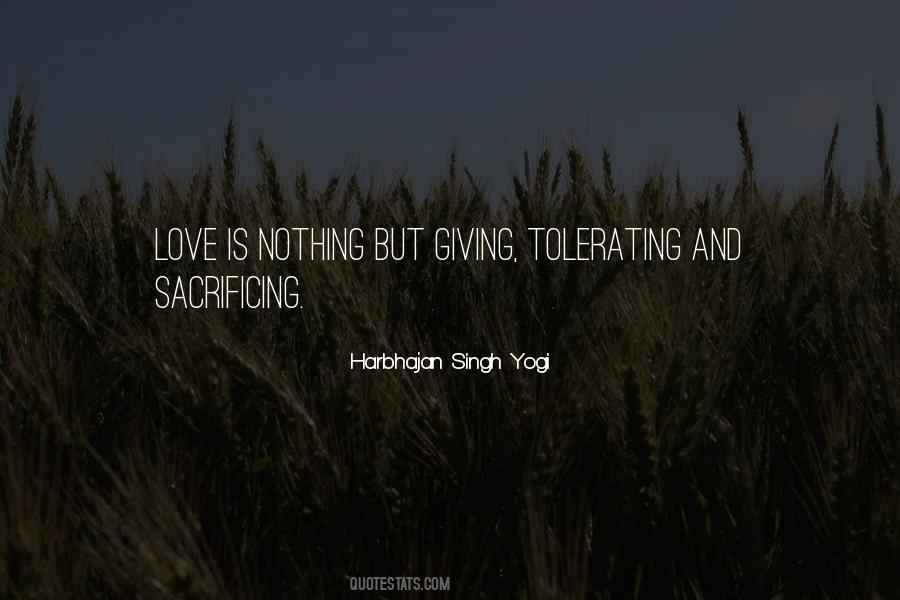 Love Is Sacrifice Quotes #850890