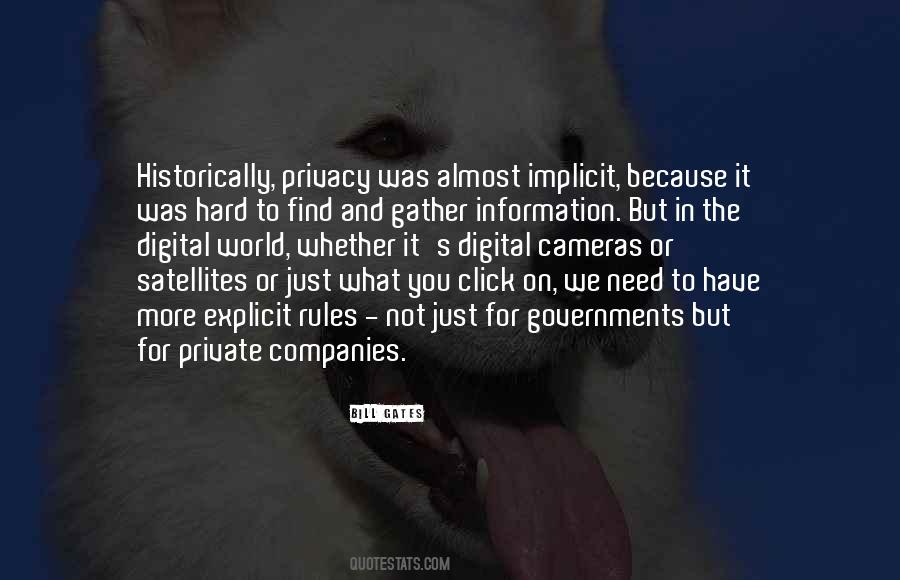 I Need Privacy Quotes #1188429