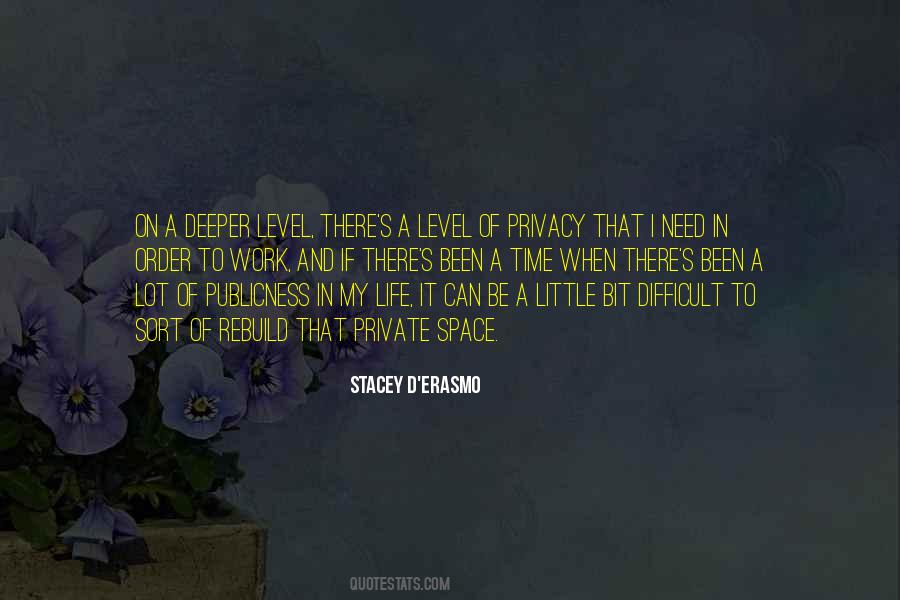 I Need Privacy Quotes #1596004